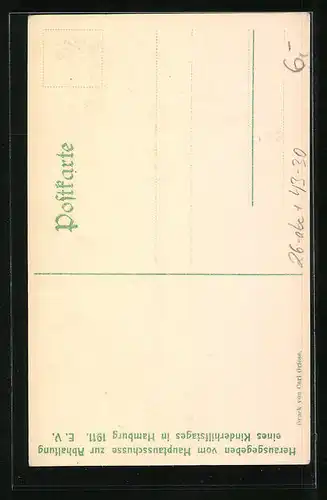 Künstler-AK Junge isst Kirschen nach Graf Leopold von Kalckreuth, Kinderfürsorge