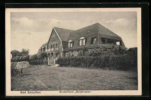 AK Bad Salzuflen, Bruderheim Bergfrieden