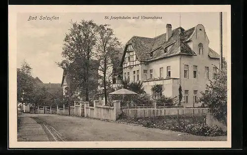AK Bad Salzuflen, St. Josephsheim und Vincenzhaus