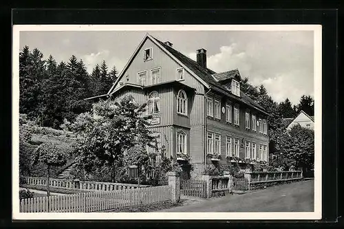 AK Braunlage /Harz, Haus Paula, Harzburgerstrasse 18, Bes. Arno Wagner