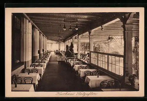 AK Bad Salzuflen, Terrasse des Kurhaus Salzuflen