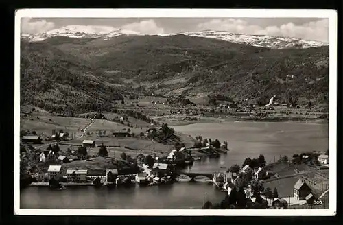 AK Norheimsund, Hardangerfjord, Ortsansicht