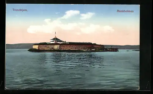 AK Trondhjem, Munkholmen, Gesamtansicht