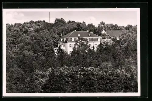 AK Frankenberg /Sa., Blick auf das Kurheim Lützelhöhe