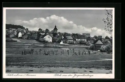 AK Schlossborn /Taunus, Blick von der Jugendherberge