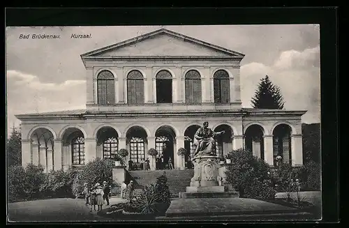 AK Bad Brückenau, Blick zum Kursaal