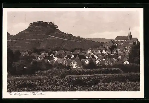 AK Weinsberg, Ort mit d. Weibertreu