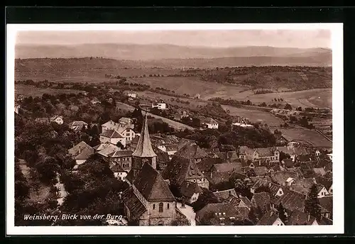 AK Weinsberg, Blick von der Burg