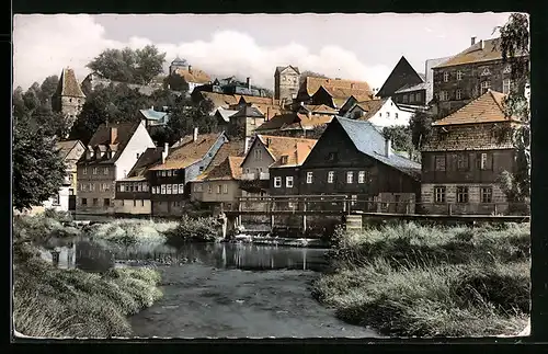 AK Kronach /Ofr., Blick auf den Ort