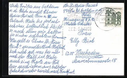 AK Ostheim, Ortsansicht