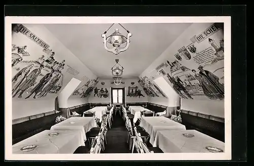 AK Elfershausen, Gasthaus Ullrich, Speisesaal