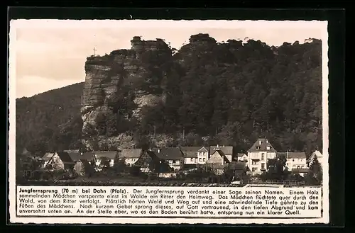 AK Dahn /Pfalz, Jungfernsprung