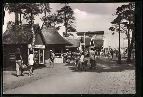 AK Prerow, Ostseebad, Weg zum Strand