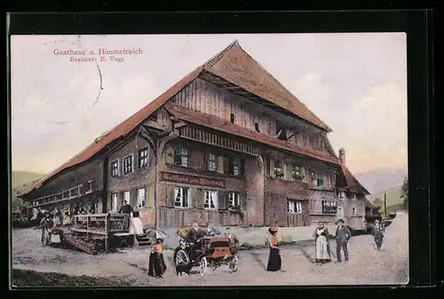 AK Höllental, Gasthaus z. Himmelreich, Bes. B. Vogt