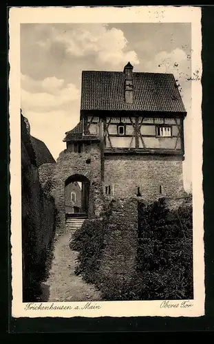 AK Frickenhausen a. Main, Blick auf Oberes Tor