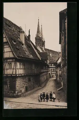 AK Bamberg, Blick in die Domstrasse