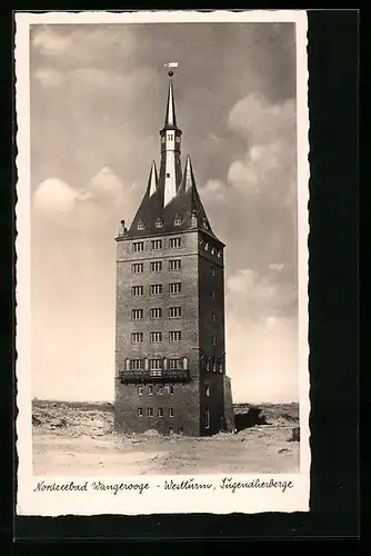 AK Wangerooge, Westturm, Jugendherberge am Nordseebad