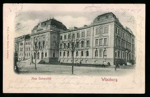 Relief-AK Würzburg, Neue Universität