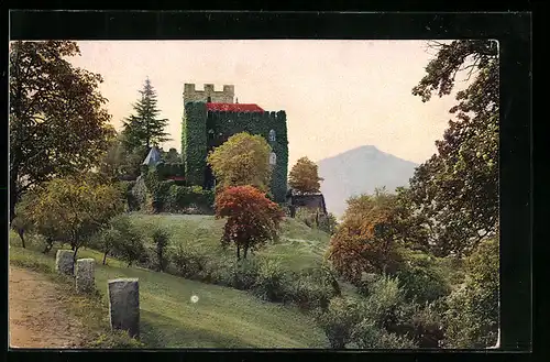 Künstler-AK Photochromie Nr. 3507: Meran, Schloss Katzenstein