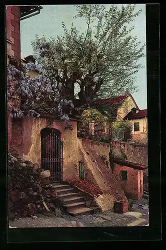 Künstler-AK Photochromie Nr. 3278: Isola dei Pescatori /Lago Maggiore, Ortspartie