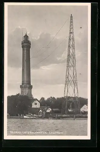 AK Osternothafen, Seebad, Leuchtturm