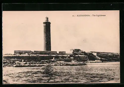 AK Alexandria, The Lighthouse, Leuchtturm