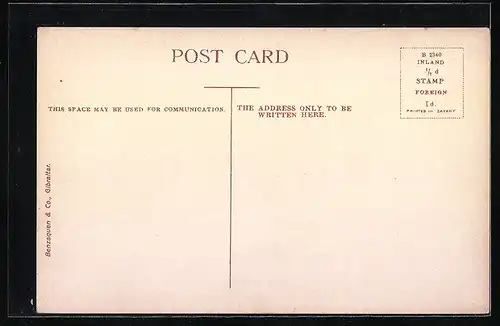 AK Gibraltar, Europa Lighthouse, Leuchtturm