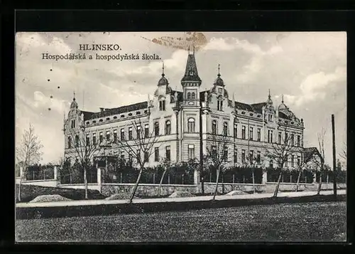 AK Hlinsko, Hospodárská a hospodynská skola