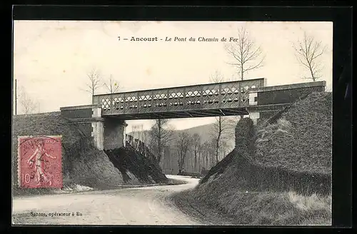 AK Ancourt, Le pont du chemin de fer