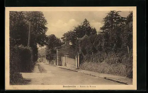 AK Doudeville, Route de Rouen