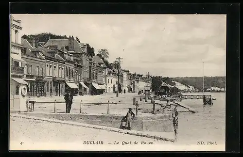 AK Duclair, Le Quai de Rouen