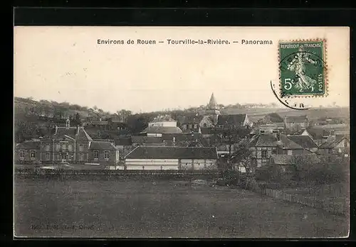 AK Tourville-la-Riviére, Panorama