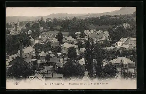 AK Darnétal, Panorama pris de la Tour de Carville