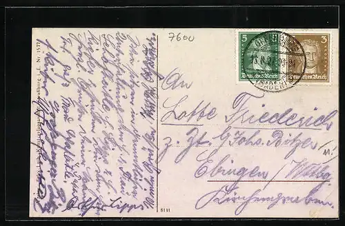 AK Offenburg, belebter Marktplatz u. Zigarren Geschäft