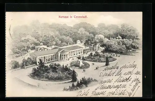 AK Cannstadt, Blick auf den Kursaal