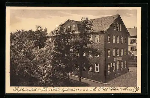 AK Grossbreitenbach, Blick auf Hotel Wilder Mann