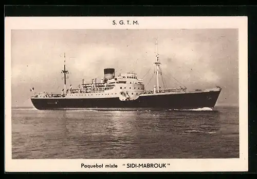 AK Passagierschiff Sidi-Mabrouk in Fahrt