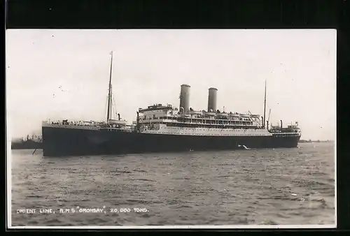 AK Passagierschiff RMS Oronsay, Orient Line