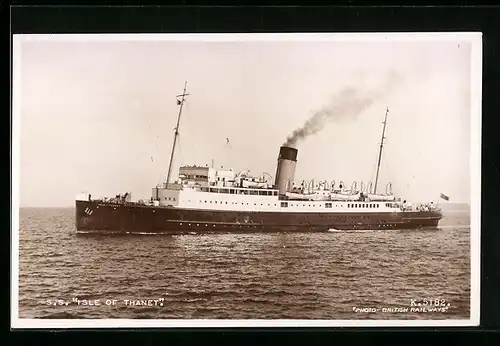 AK Passagierschiff SS Isle of Thanet