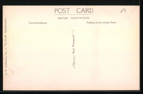 AK Passagierschiff M.S. Baloeran in Fahrt