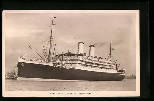 AK Passagierschiff RMS Otranto, Orient Line