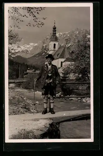 AK Ramsau, Ramsauer in Tracht