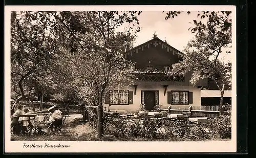 AK Neuhaus a. d. Pegnitz, Gasthof Forsthaus Rinnenbrunn