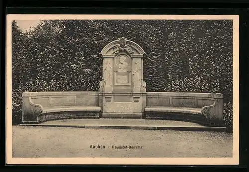 AK Aachen, Das Reumont-Denkmal