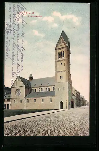AK Höchst a. M., St. Josefskirche