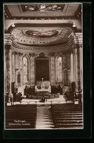 AK Hechingen, Inneres der Stiftskirche