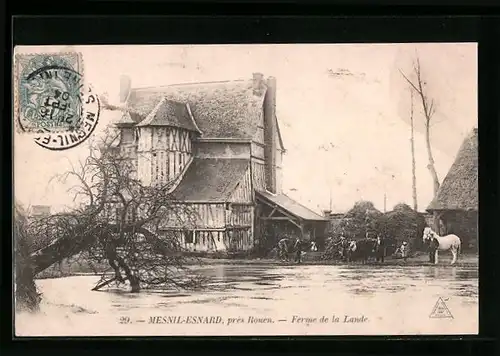 AK Mesnil-Esnard près Rouen, Ferme de la Lande