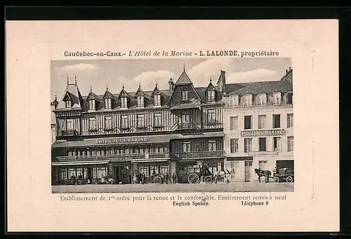 AK Caudebec-en-Caux, L'Hotel de la Marine