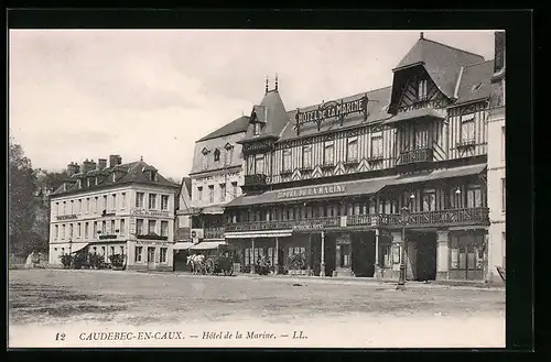 AK Caudebec-en-Caux, Hôtel de la Marine