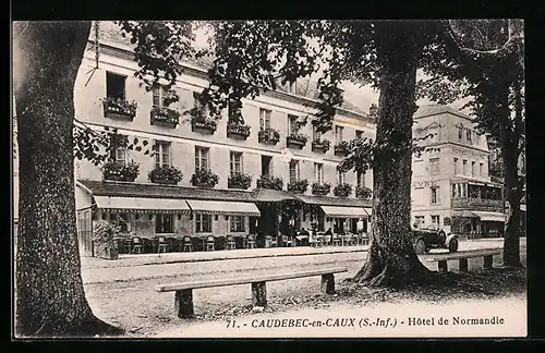 AK Caudebec-en-Caux, hôtel de Normandie